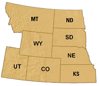 Region 6 State map