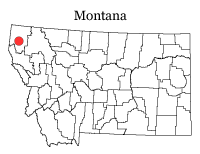 Libby Asbestos site location map