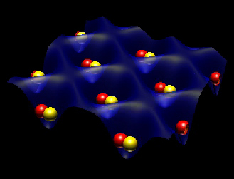 Thousands of pairs of rubidium atoms