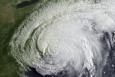 Hurricane Irene made landfall at approximately 7:30 am EDT near Cape Lookout, North Carolina with maximum sustained winds of 85 mph (Category 1). This NOAA GOES-13 satellite image captures Irene’s landfall moment. | Image courtesy of NOAA