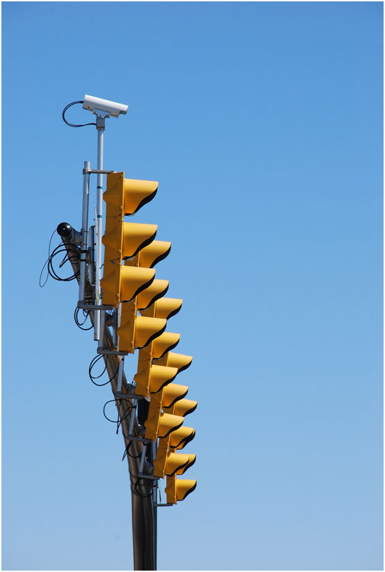 Adaptive signal control technologies can be used with existing traffic control technologies