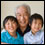 Photo: Grandfather with grandchildren