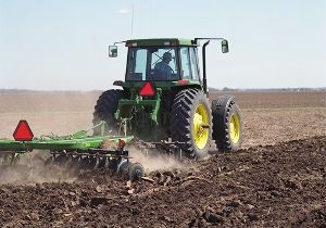 Disk Harrow at Work