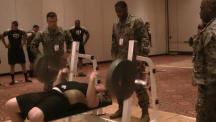 Special Warfare Representatives Visit NFL Hopefuls