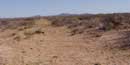 Traces of a dirt road, El Camino Real de Tierra Adentro, stretch across a southern New Mexico desert landscape