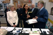 HHS Secretary Sebelius works with FDA Commissioner Hamburg to prevent and reduce tobacco use. Credit: Photo by Chris Smith – HHS Photographer.