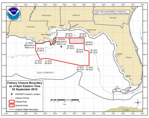 Map of Reopened Fishing Area