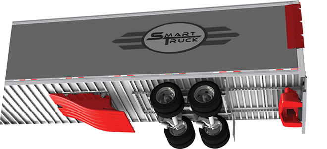 Trailers equipped with SmartTruck Systems components can achieve seven to twelve percent better fuel mileage