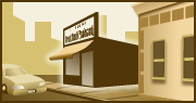 store front small business resources logo