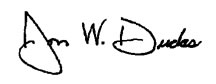 Signature of Jon W. Dudas