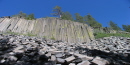 The "posts" of Devils Postpile are about 60 feet tall.