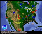 National Weather Map - Click here to enlarge