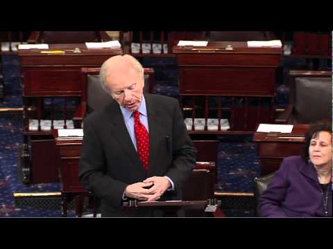 Lieberman Opens Debate on STOCK Act