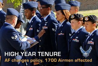 Air Force changes in high year tenure