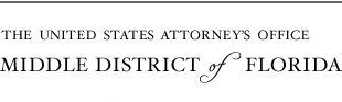 The United States Attorneys Office - MIDDLE DISTRICT OF FLORIDA