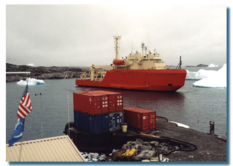 L.M. Gould in Arthur Harbor