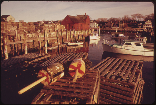 Rockport Harbor, Massachusetts by Deborah Parks 1973