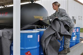 Barksdale Airmen jump into the alternative fuel race