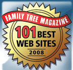 Family Tree Magazine named Missouri Digital Heritage as one of the annual 101 Best Web Sites for 2008