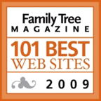 Family Tree Magazine named Missouri Digital Heritage as one of the annual 101 Best Web Sites for 2009