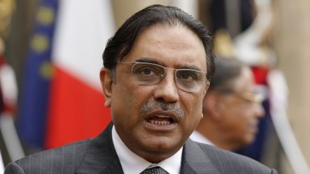 Le président pakistanais Asif Ali Zardari 