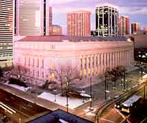 Exterior sky view: Byron White U.S. Courthouse, Denver, CO