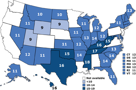 Map of the United States