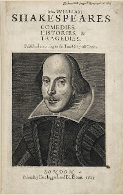 William Shakespeare, 1623