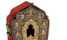 Portable amulet shrine from eastern Tibet