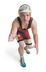 Photo: Teenage wrestler