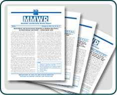 Several MMWR covers.