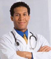 Male doctor image. 