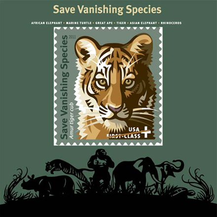 Save Vanishing Species Stamp image