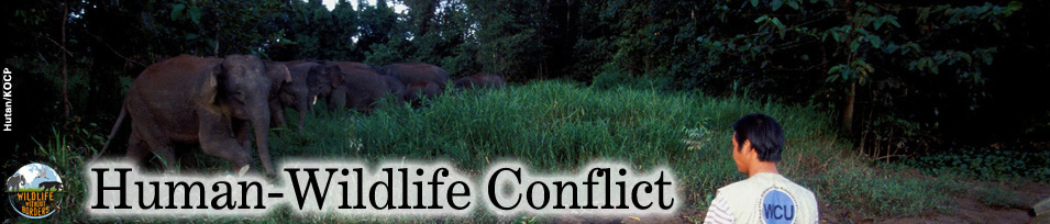 human wildlife conflict banner image
