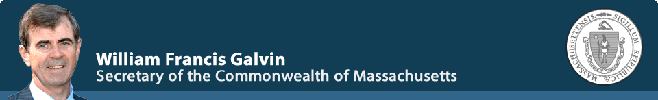 William Francis Galvin, Secretary of the Commonwealth of Massachusetts