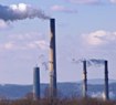 image of a factory smokestack