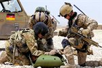 U.S., German Soldiers Conduct Hoist Training on Camp Marmal, Afghanistan