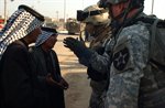 Patrol Search in Baghdad, Iraq