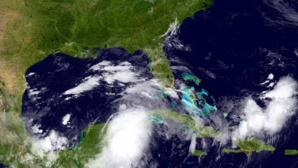 satellite photo of gulf of mexico as of june 22, 2012