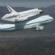 Space Shuttle Endeavor Cruises Over Hollywood