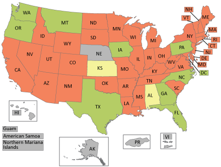 Map of the United States