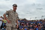 Commandant greets Ride2Recovery