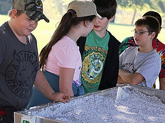 Student at Virginia Farm Field Days