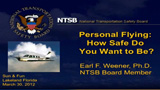 NTSB Personal Flying