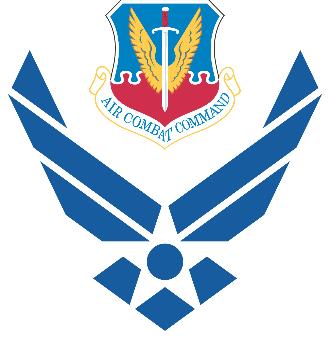 Air Force symbol with cradled ACC shield