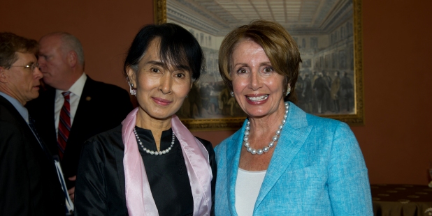 Congresswoman Pelosi honors Daw Aung San Suu Kyi 