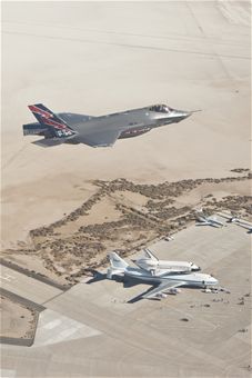 F-35 and space shuttle