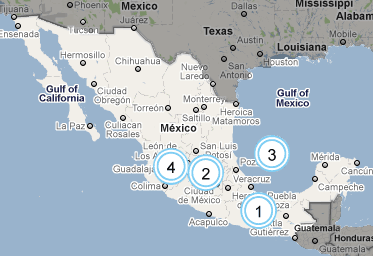 map of Mexico