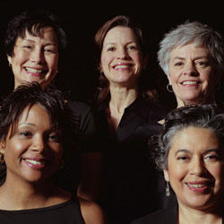 group of women smiling