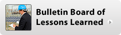 Bulletin Board of Lessons Learned